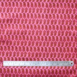 Hand Screen Print 100% Cotton Dress Fabric Design 389