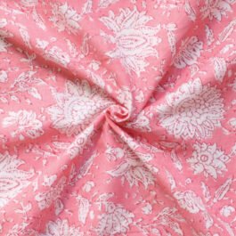 Hand Screen Print 100% Cotton Dress Fabric Design 366